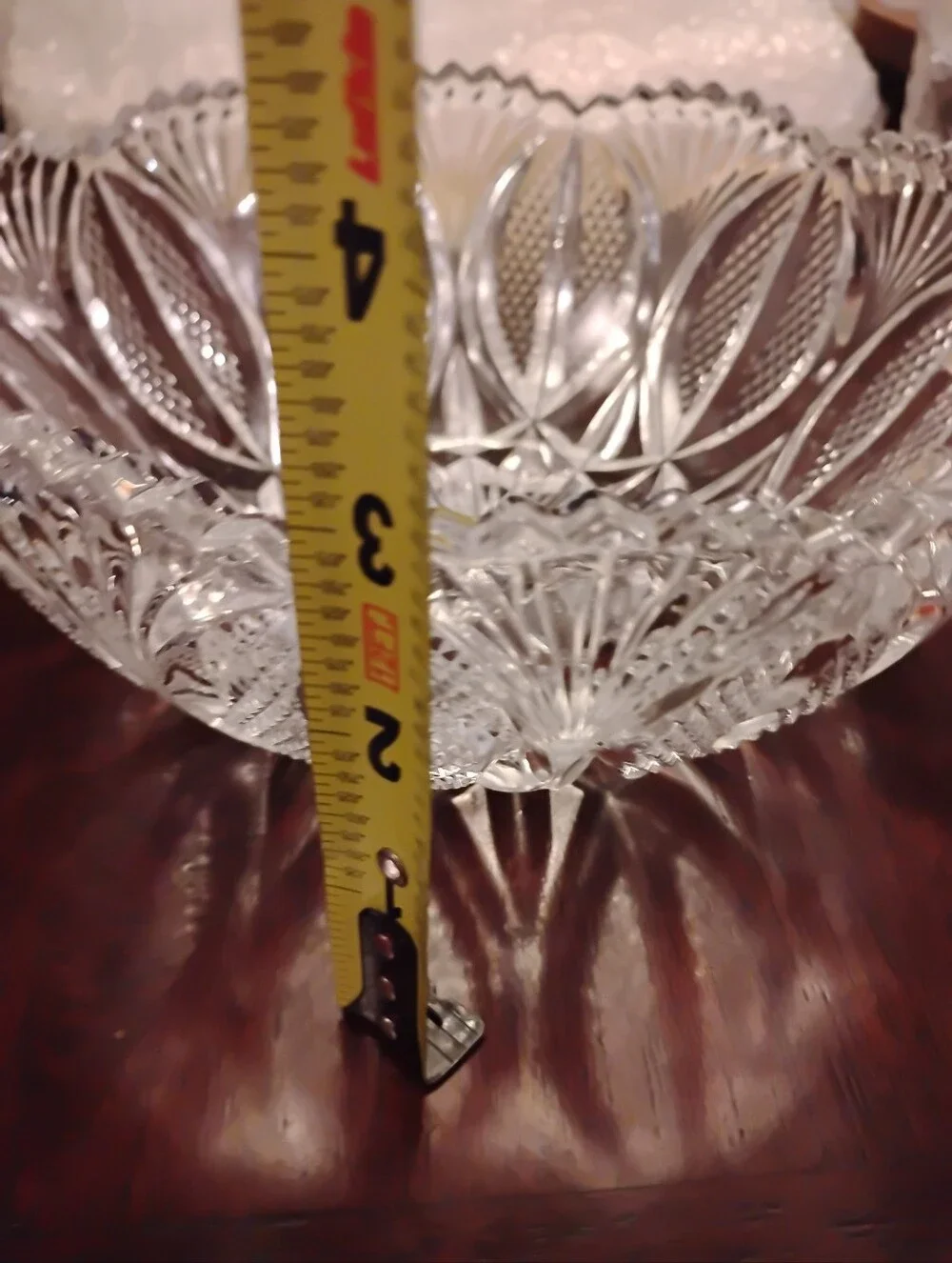 Vintage Hoya Crystal Serving Bowl